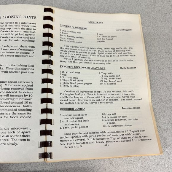 Hingham Sheboygan Wisconsin 100th Anniversary Cookbook Hingham Reformed Church - Picture 8 of 15